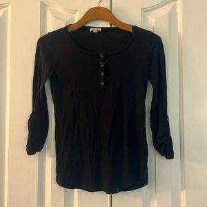 Splendid black top, extra small